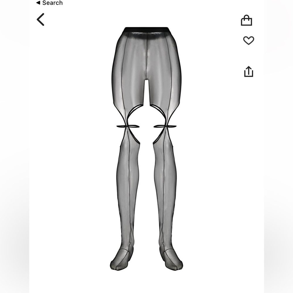 NensiI Dojaka Cut-Out Knee Tights